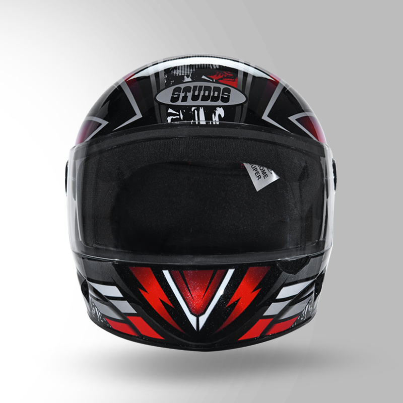 CHROME-D1-BLACK-&-RED-FRONT-VIEW
