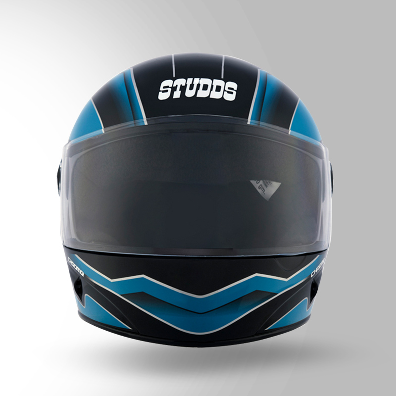 CHROME-D4-BLACK-&-BLUE_Front-View