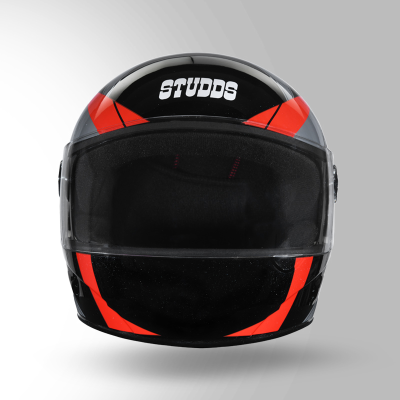 CHROME-D5-BLACK-&-RED-Front-View