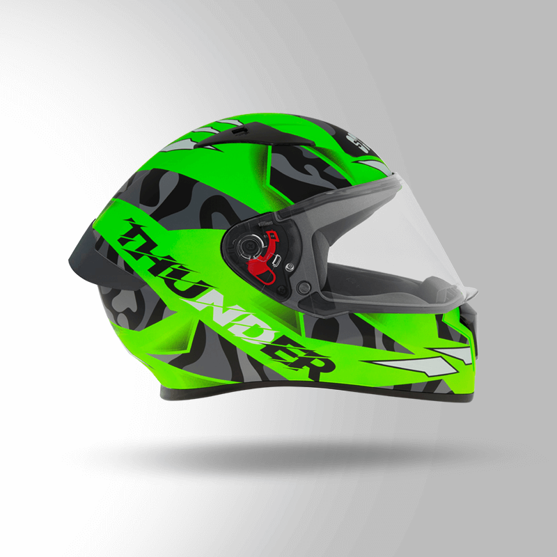 Matt Neon Green N9 RIGHT VIEW