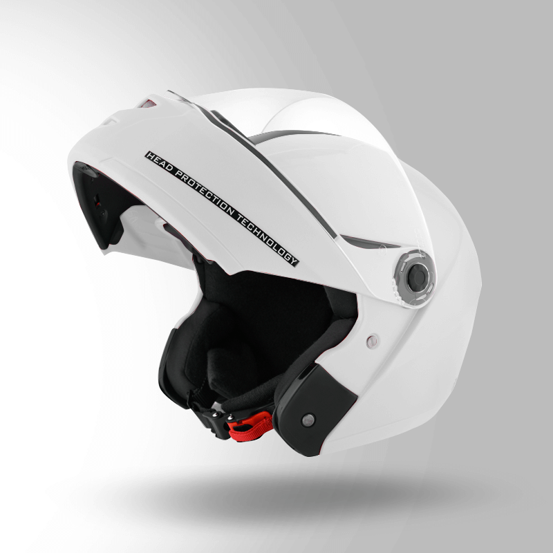 NINJA WHITE WITH BLACK STRIP_OPEN FACE (1)