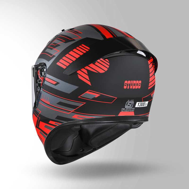 THUNDER D3 DECOR WITH SPOILER BLACK BACK ISOMETRIC MATT N 2