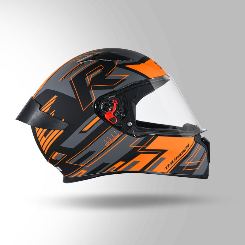 THUNDER D3 DECOR WITH SPOILER BLACK N 10 MATT Right view
