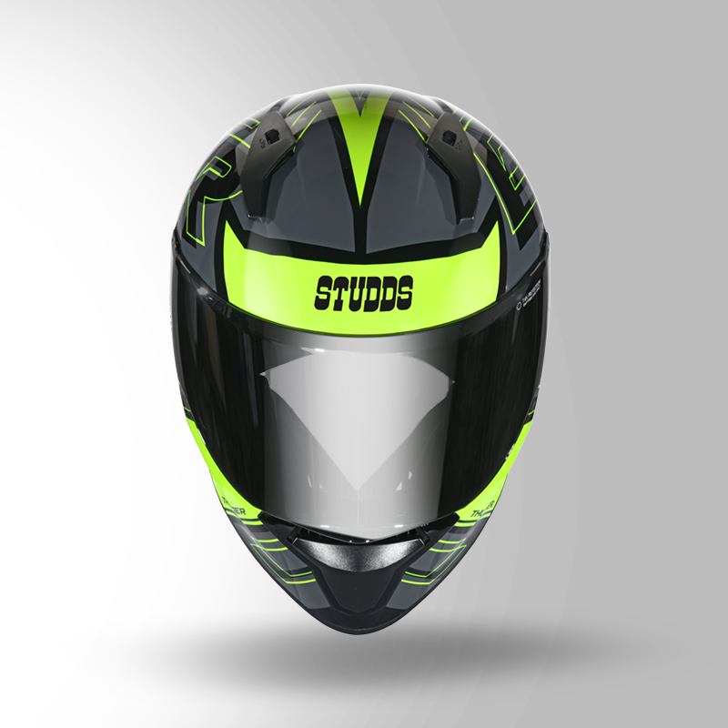 THUNDER D3 DECOR WITH SPOILER BLACK N 5 FRONT ISOMETRIC