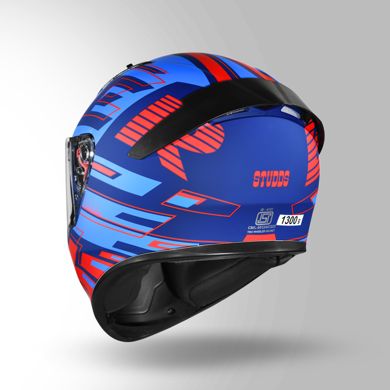 THUNDER D3 DECOR WITH SPOILER BLUE MATT N 2back isometric