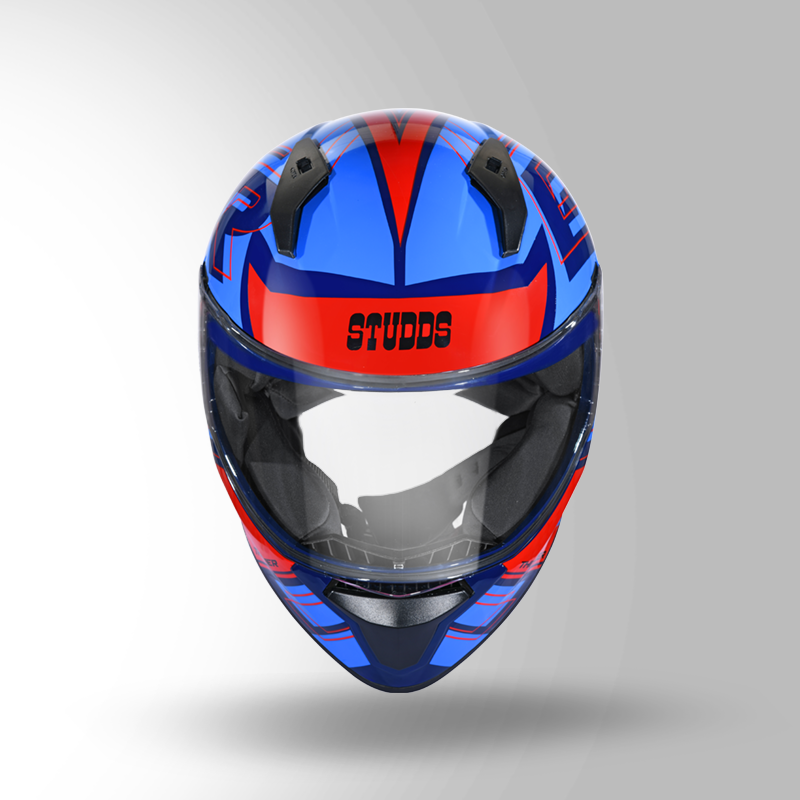 THUNDER D3 DECOR WITH SPOILER BLUE N 2_Front Isometric