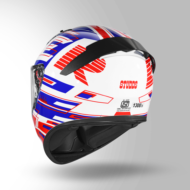 THUNDER D3 DECOR WITH SPOILER WHITE N 2 back isometric