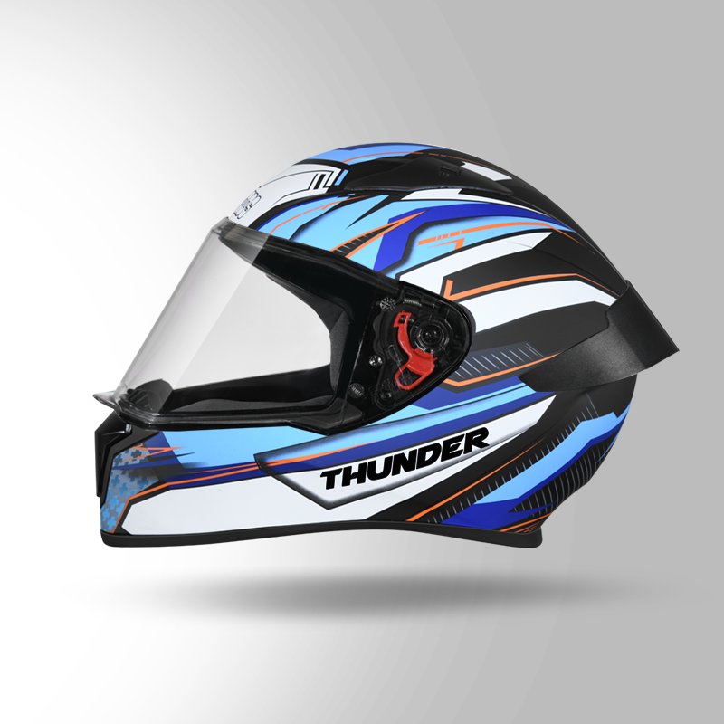 THUNDER D8 Black Matt N1 LEFT VIEW
