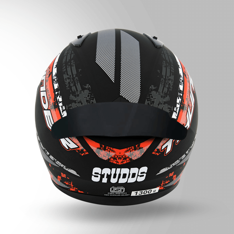 Thunder D1 Matt Black N2 Back