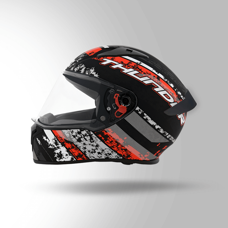 Thunder D1 Matt Black N2 Left view