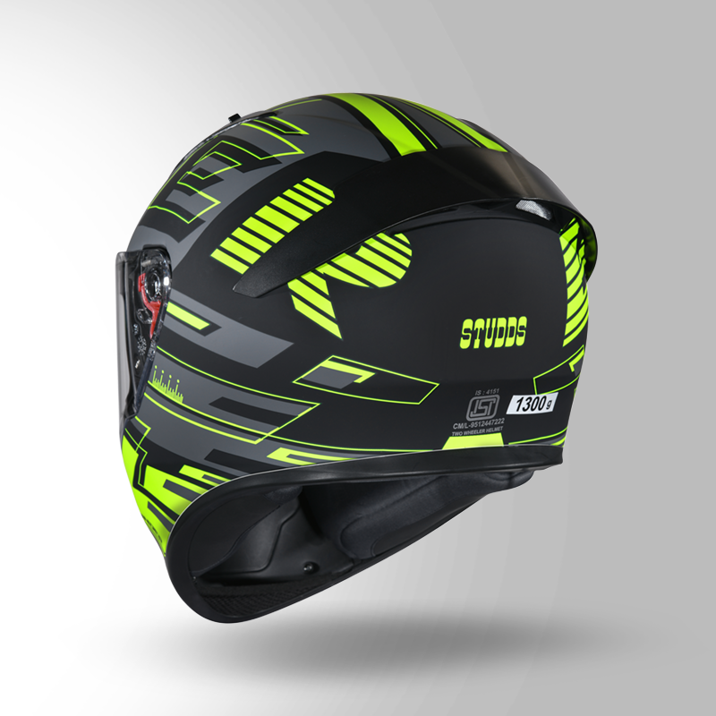 Thunder D3 DECOR WITH SPOILER BLACK N 5 MATT BACK ISOMETRIC