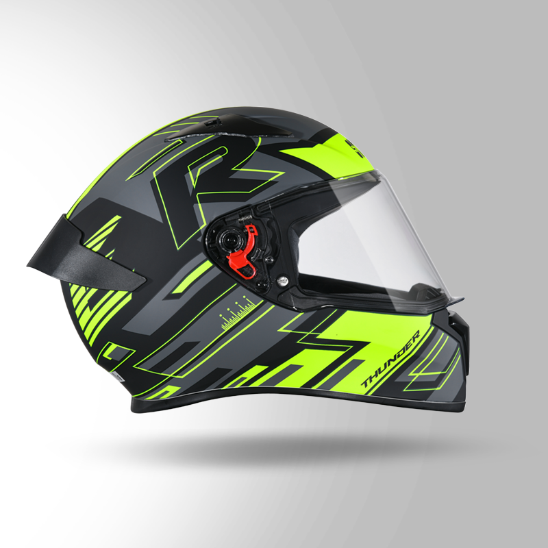 Thunder D3 DECOR WITH SPOILER BLACK N 5 MATT Right view