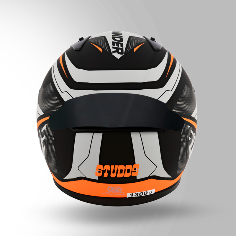 Thunder D4 Matt Black N10 back view