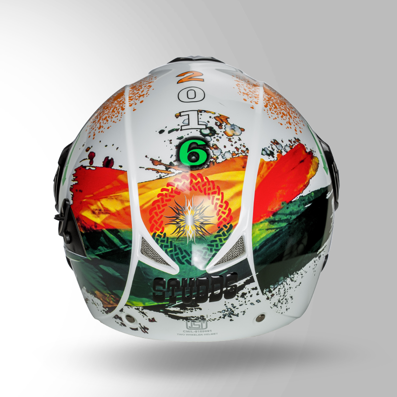 DOWNTOWN WHITE & ORANGE _BACK