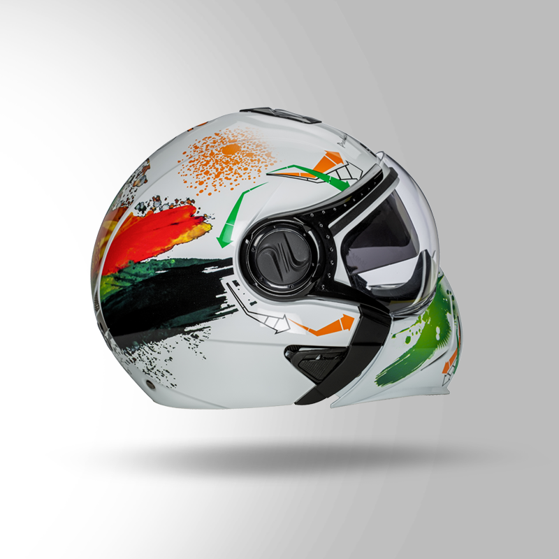 DOWNTOWN WHITE & ORANGE _RIGHT VIEW