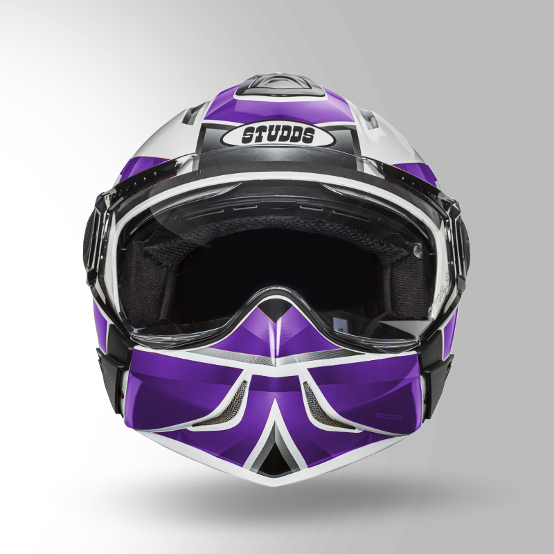 Downtown D3 White & Purple_Front