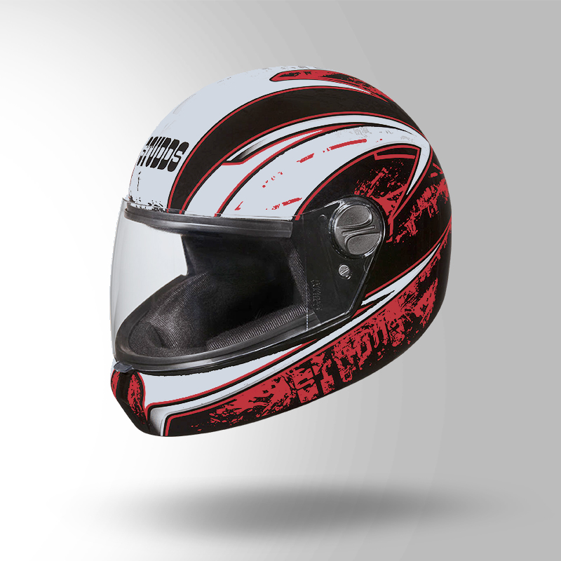 JADE D2 BLACK & RED ISO VIEW