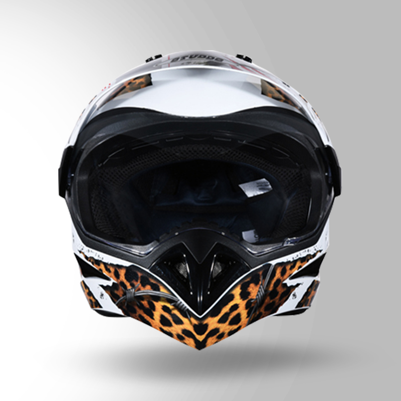 MOTOCROSS D1 WHITE N 12_FRONT VIEW