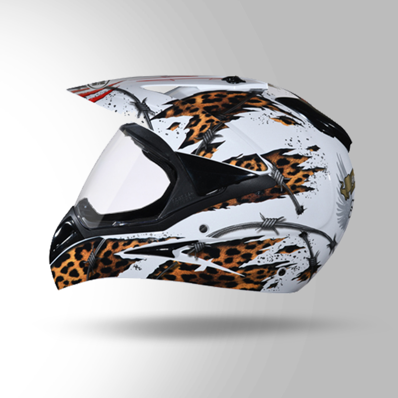 MOTOCROSS D1 WHITE N 12_LEFT