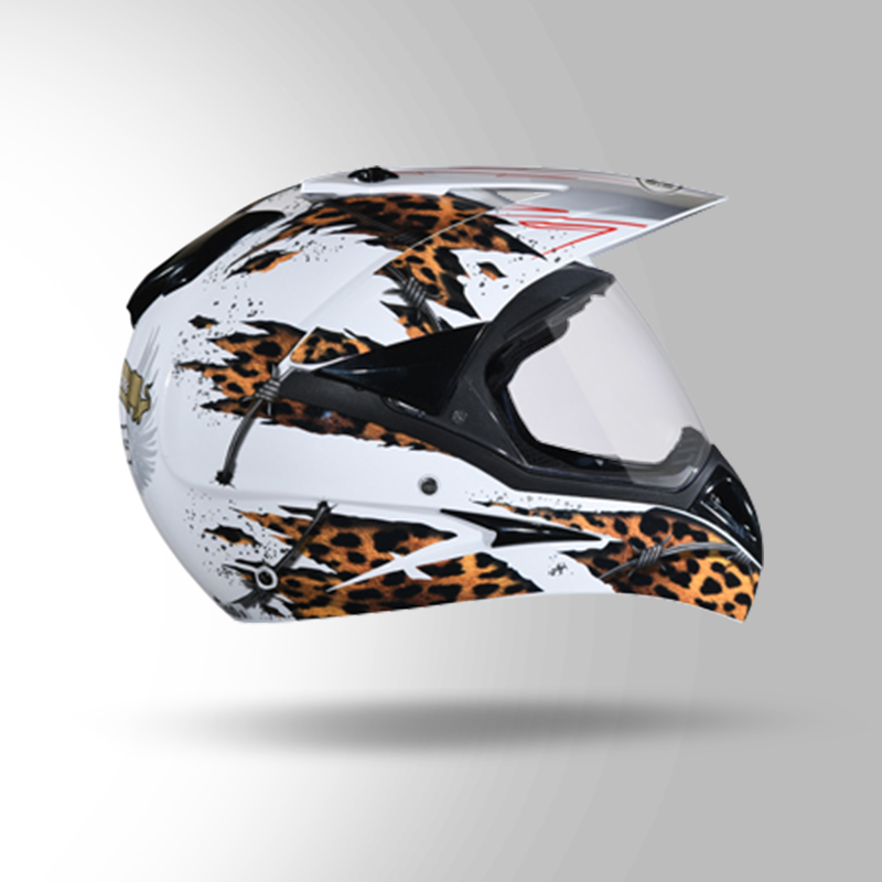 MOTOCROSS D1 WHITE N 12_RIGHT VIEW