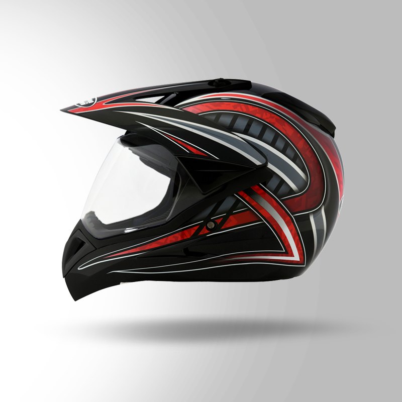 MOTOCROSS D2 BLACK N2_LEFT VIEW