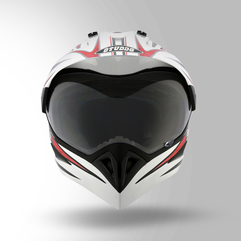 MOTOCROSS WHITE N2_front view