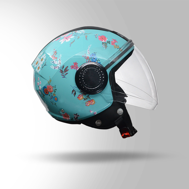 URBAN-SUPER-D2-C_RIGHT-VIEW GLOSS BLUE WITH FLOWER