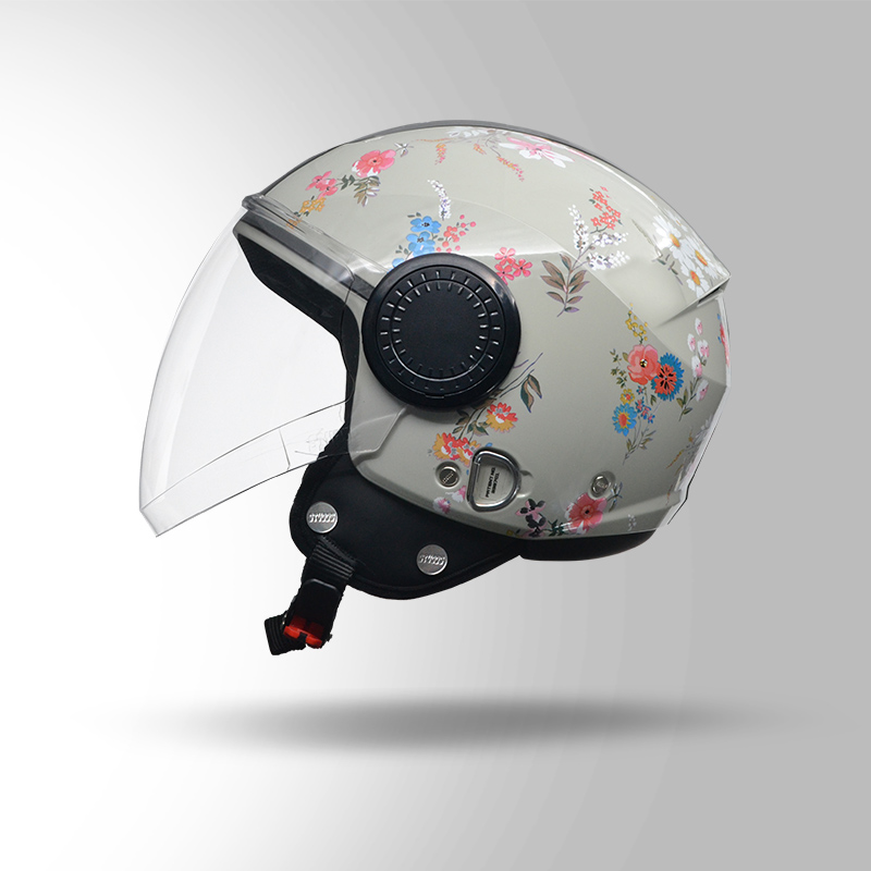 URBAN-SUPER-D2-LEFT-VIEW GLOSS GREY WITH FLOWER