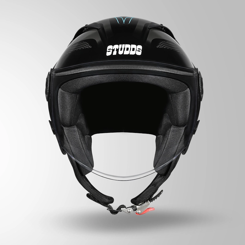 VOGUE D1 SQUARE BLACK PASTEL BLUE N1 FRONT